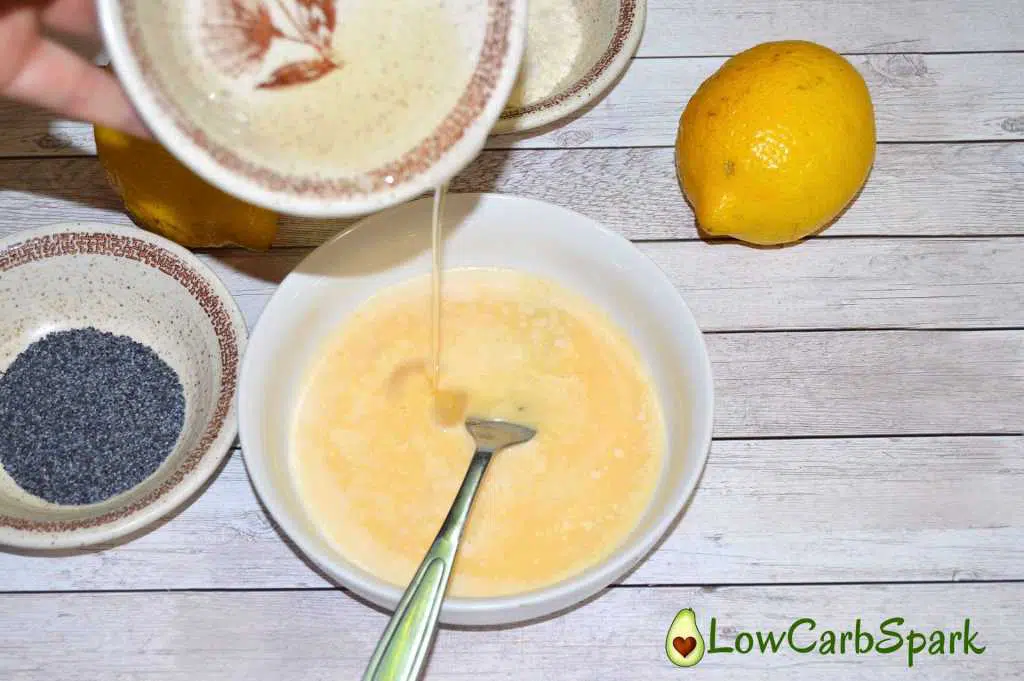 easy lemon poppy seeds keto mug cake add eggs low carb spark