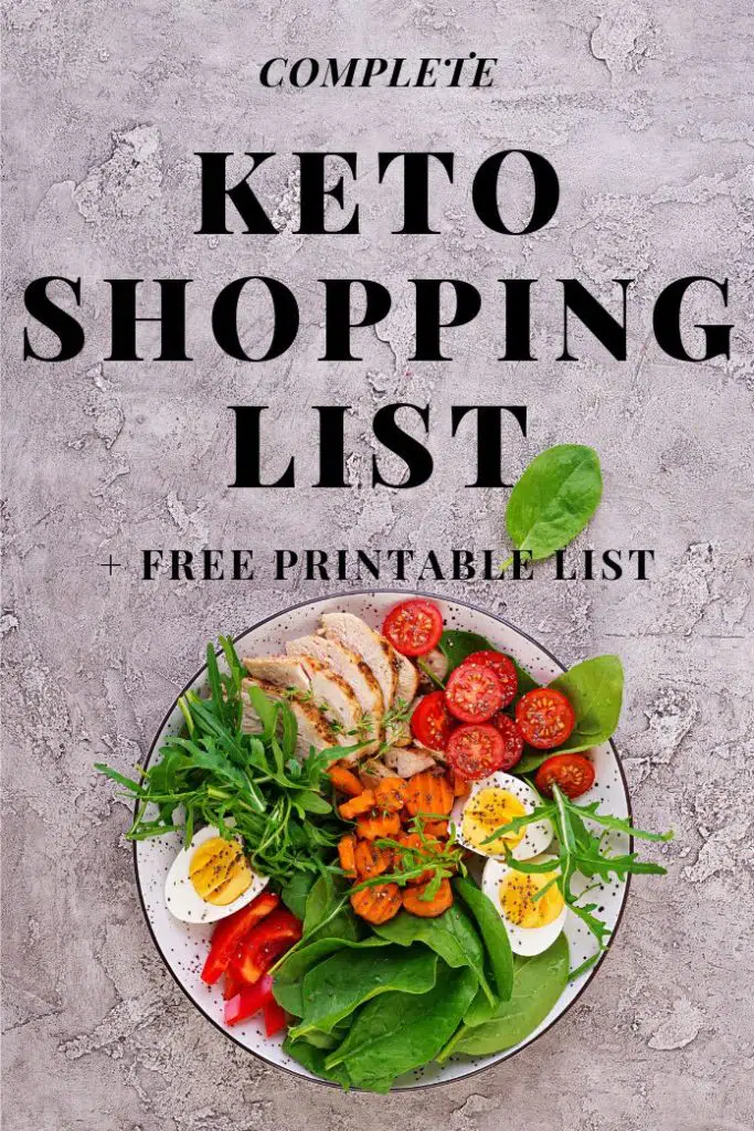 This keto shopping list is the complete version of keto foods you can buy at the store. Beginning the ketogenic diet might seem overwhelming, but having a list of all the keto grocery food list on hand will simplify your journey.