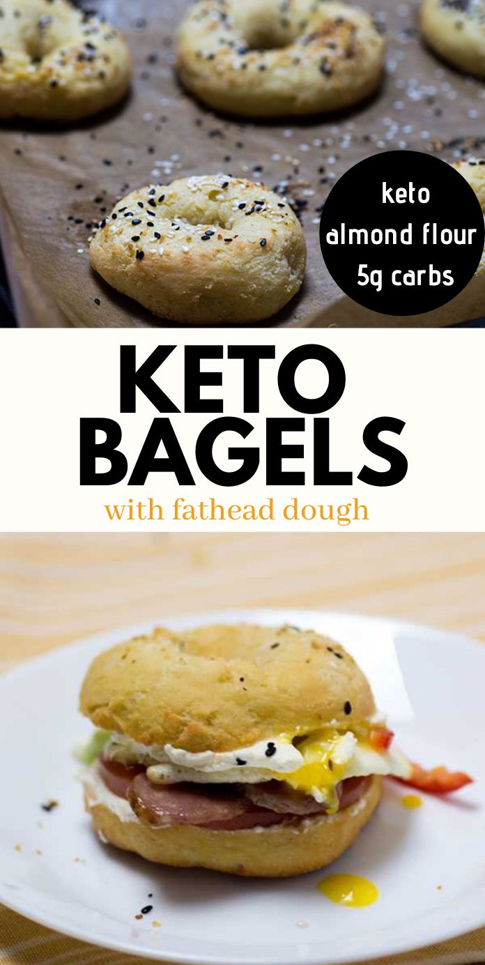 The Best Keto Bagels with Almond Flour - Just 5 Ingredients