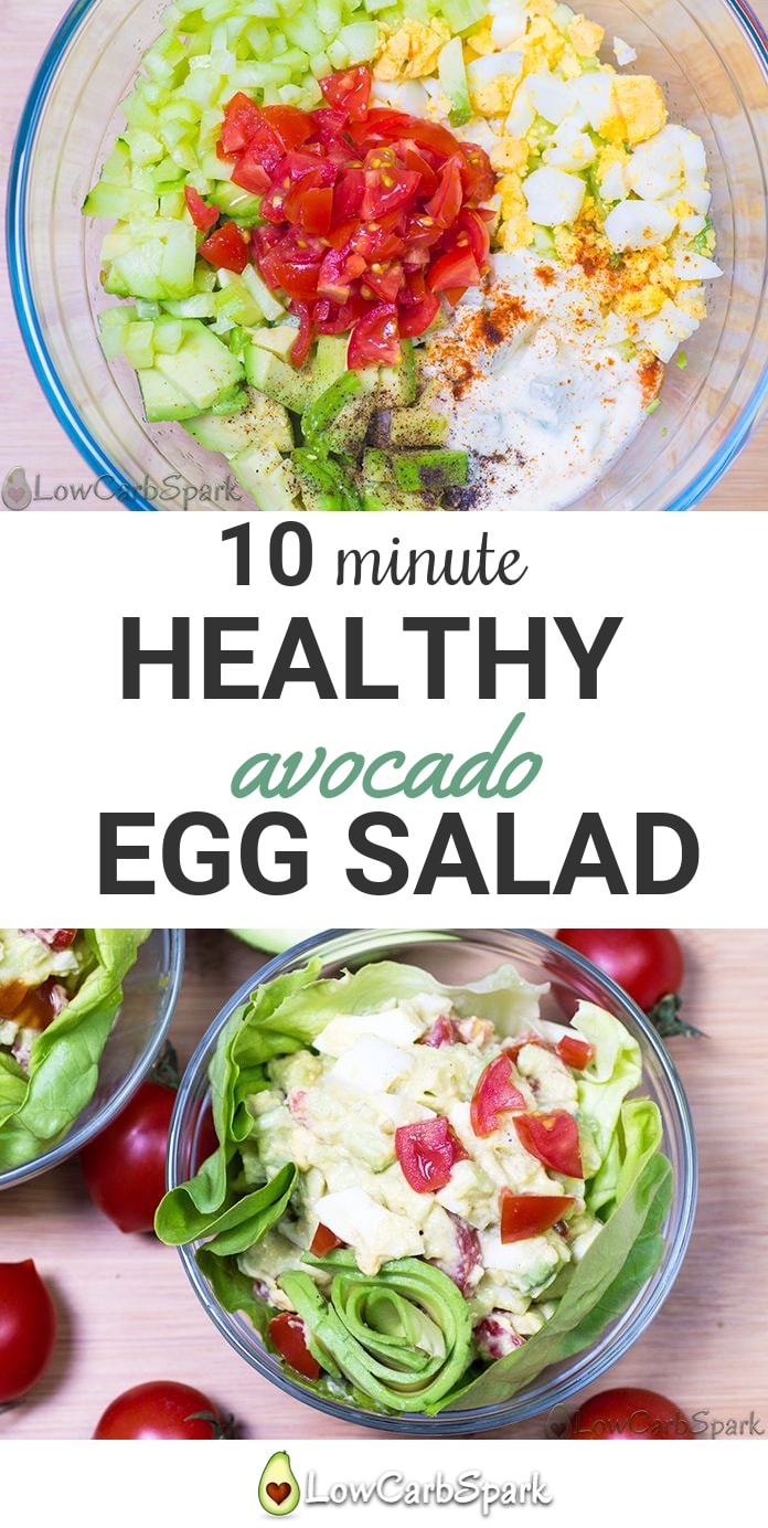 Creamy & Easy Healthy Keto Egg Salad - Low Carb Spark