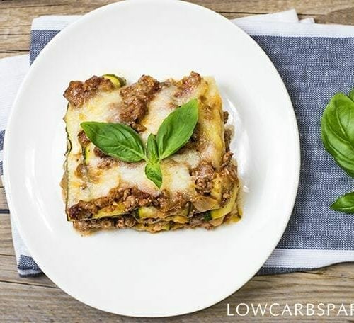 The Best Zucchini Lasagna - Low Carb Spark