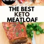 This is the best keto meatloaf recipe, perfect for family weeknight dinners. Unlock your taste buds with this simple keto meatloaf recipe that requires only a few ingredients, plus it's economical, easy to make, and delicious. You will love the baking sauce that will bring all the flavors together. via @lowcarbspark | www.lowcarbspark.com