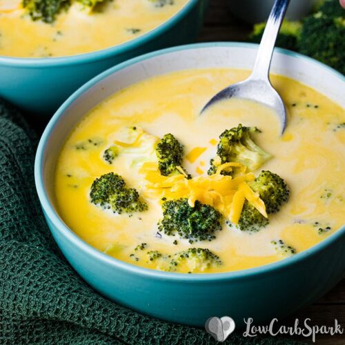 Keto Broccoli Cheese Soup - Low Carb Panera Copycat - Low Carb Spark