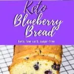 keto blueberry bread pinterest