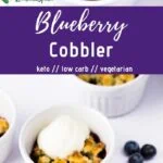 keto blueberry cobbler low carb recipe