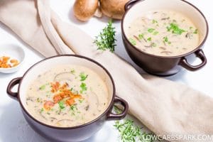 Low Carb Cream of Mushroom Soup Recipe - Low Carb Spark