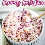 easy and creamy coleslaw