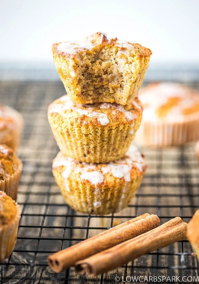 You have to try these super easy to make keto and paleo pumpkin muffins.