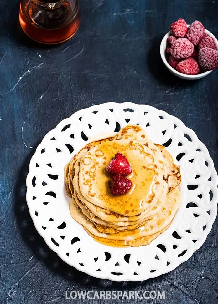 the best keto low carb pancakes with cream cheese