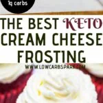 It’s incredibly easy to make this keto cream cheese frosting that's perfect for cakes and cupcakes. Try this delicious, low carb keto cream cheese frosting that has just 4 ingredients.