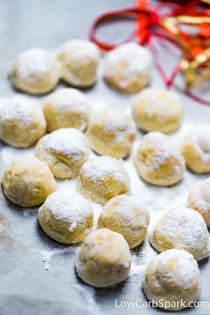 easy keto snowball cookies recipe
