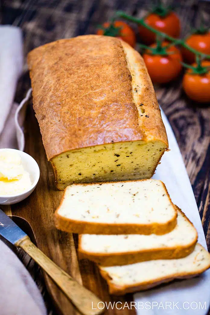 This Italian Herb infused Keto Bread is absolutely delicious, holds together well, and it's super easy to make. The flavor and texture make this bread a great complement for so many meals! Recipe via @lowcarbspark!