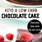 This sugar-free flourless cake is insanely delicious and perfect for that chocolate fix. I promise this keto gluten-free flourless cake recipe will become your favorite. It needs only five ingredients to make this delicious decadent gluten-free flourless chocolate cake recipe is naturally keto and sugar-free.