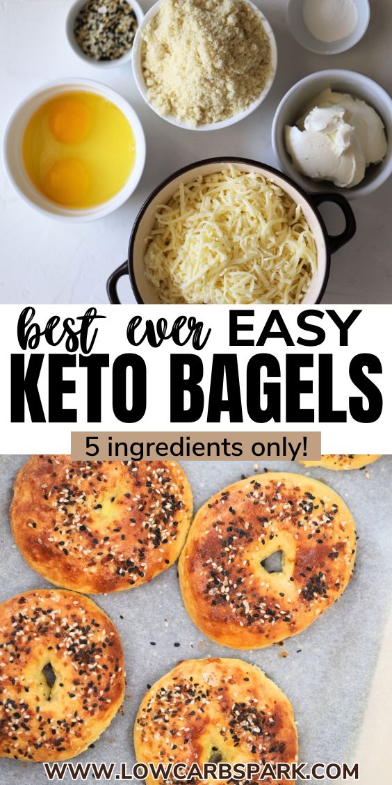 The Best Keto Bagels with Almond Flour - Just 5 Ingredients