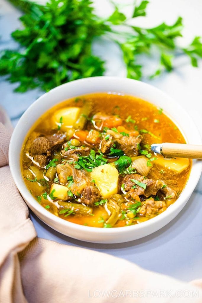 Keto Beef Stew {Instant Pot, Crock-Pot, On the Stove} - 4g net carbs