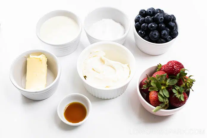 ingredients for cream cheese frosting