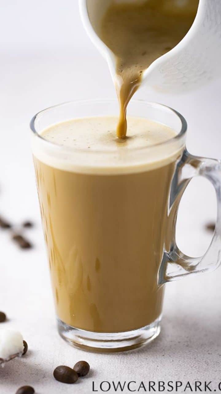 Low Carb Keto Vanilla Cream Bulletproof Coffee Recipe