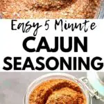 easy homemade 5 minute cajun seasoning