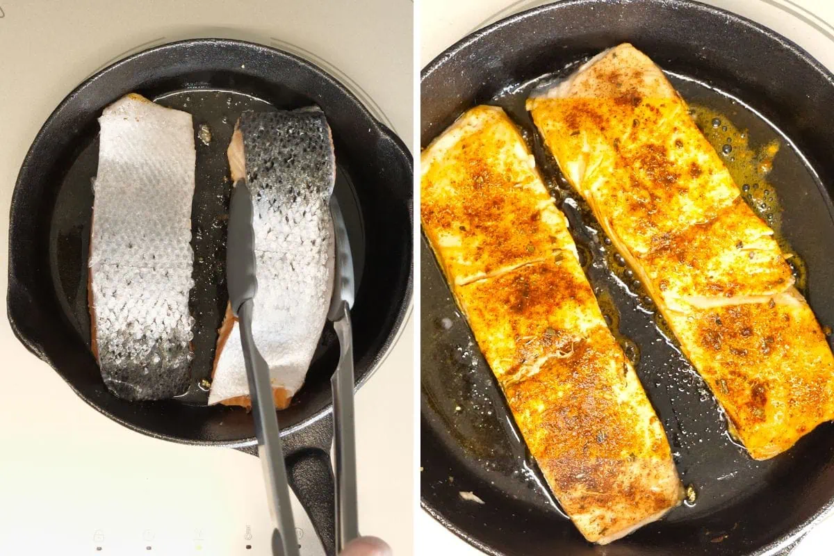 how to make Pan-Seared Cajun Salmon