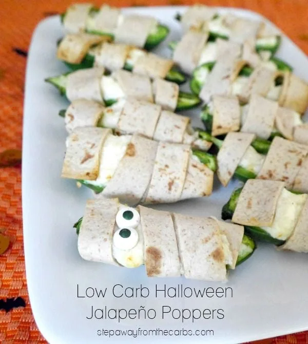 low carb halloween jalapeno poppers