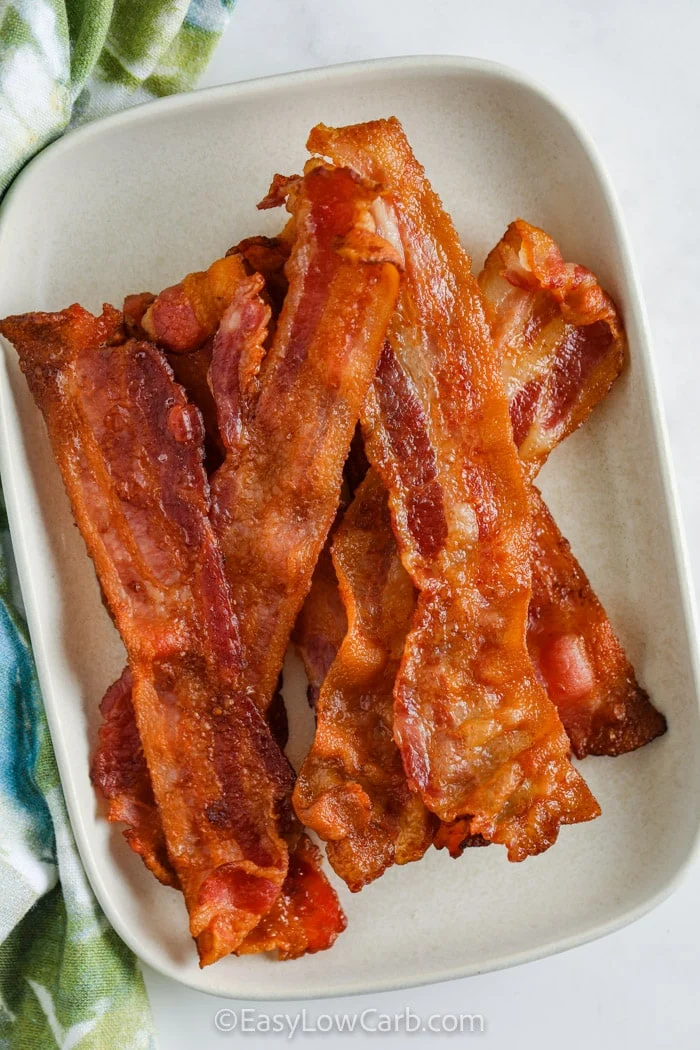 Air Fryer Bacon Recipe EasyLowCarb 5