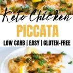 keto chicken piccata low carb recipe