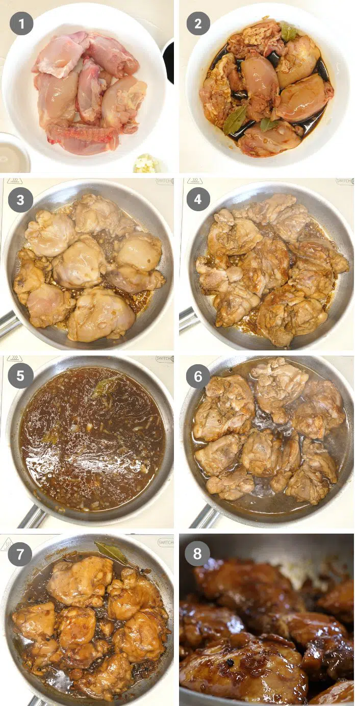 filipino chicekn adobo step by step instructions