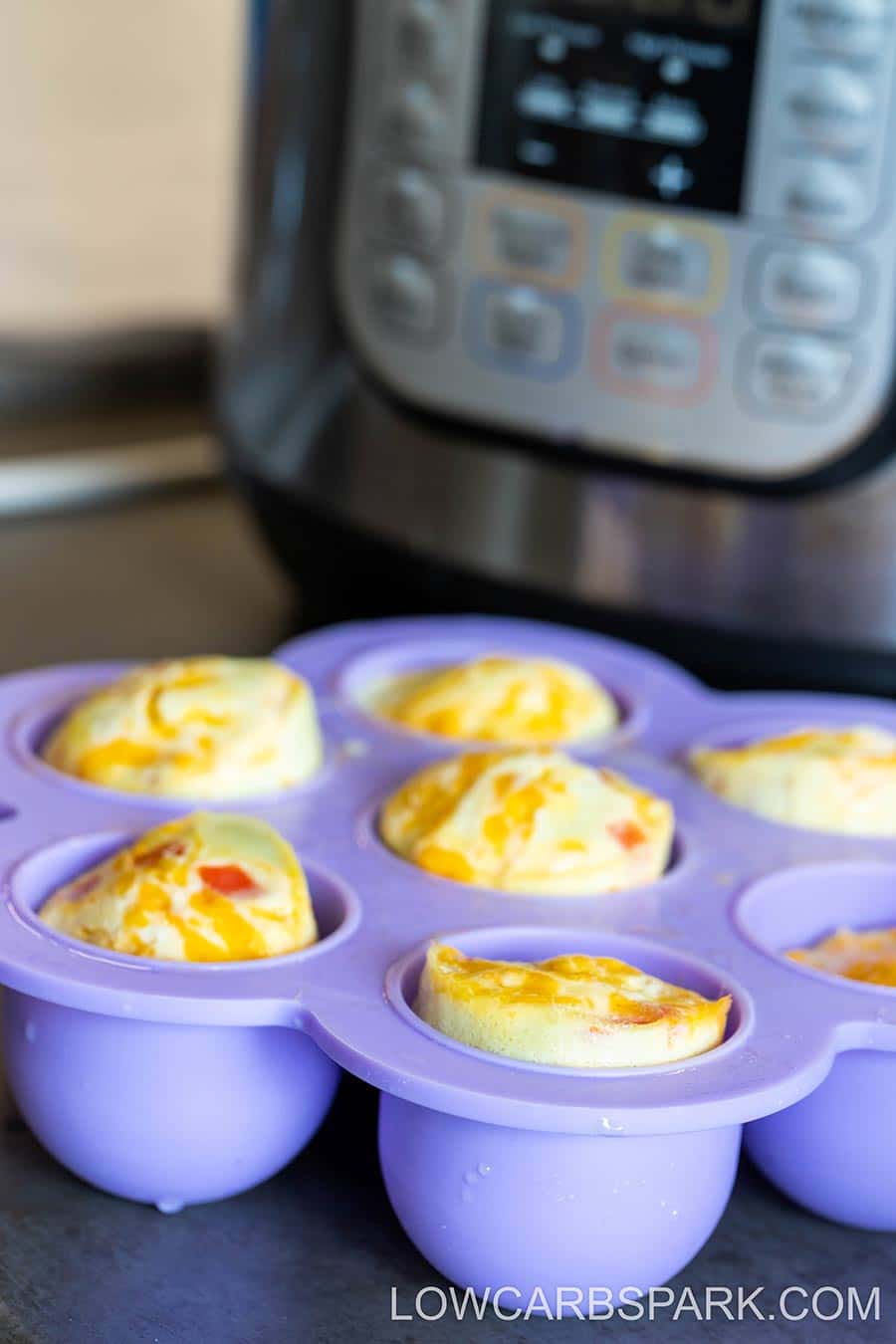 Instant Pot Italian Egg Bites (THM-S, Low Carb) - Country Girl Cookin