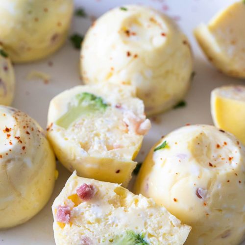 Keto Egg Bites are becoming more popular but are Keto egg bite recipes  easy to make? Yes they are!! We love cooking them in our instant pot (see  the