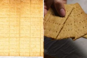 how to make Keto Graham Crackers 5