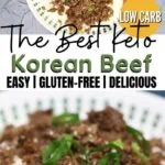 easy keto low carb korean beef recipe