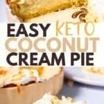 easy keto coconut cream pie