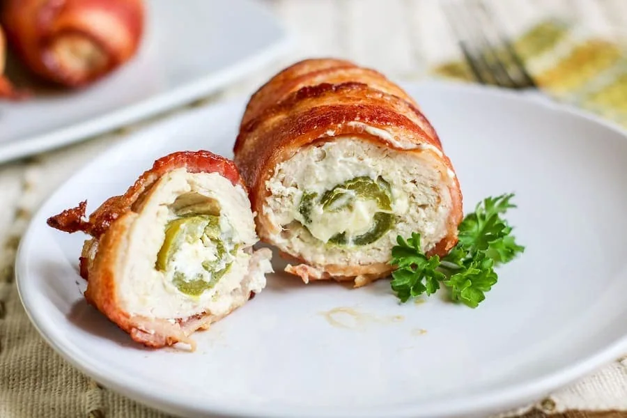 Air Fryer Bacon Wrapped Jalapeno Stuffed Chicken Sample 5 9