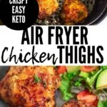 crispy air fryer chicken thighs