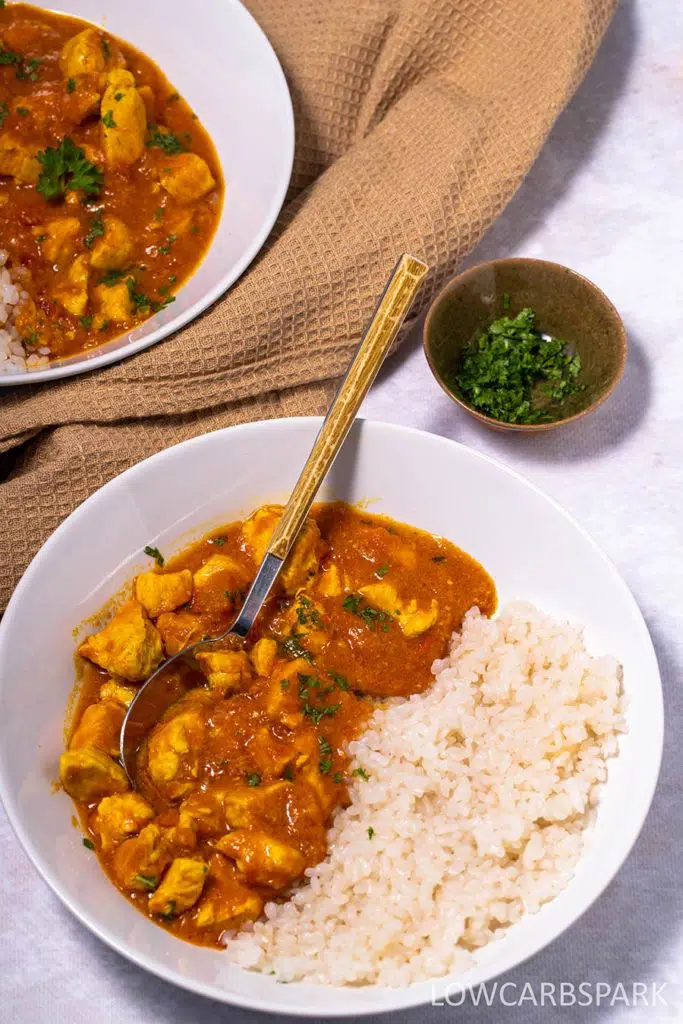 easy keto chicken curry recipe