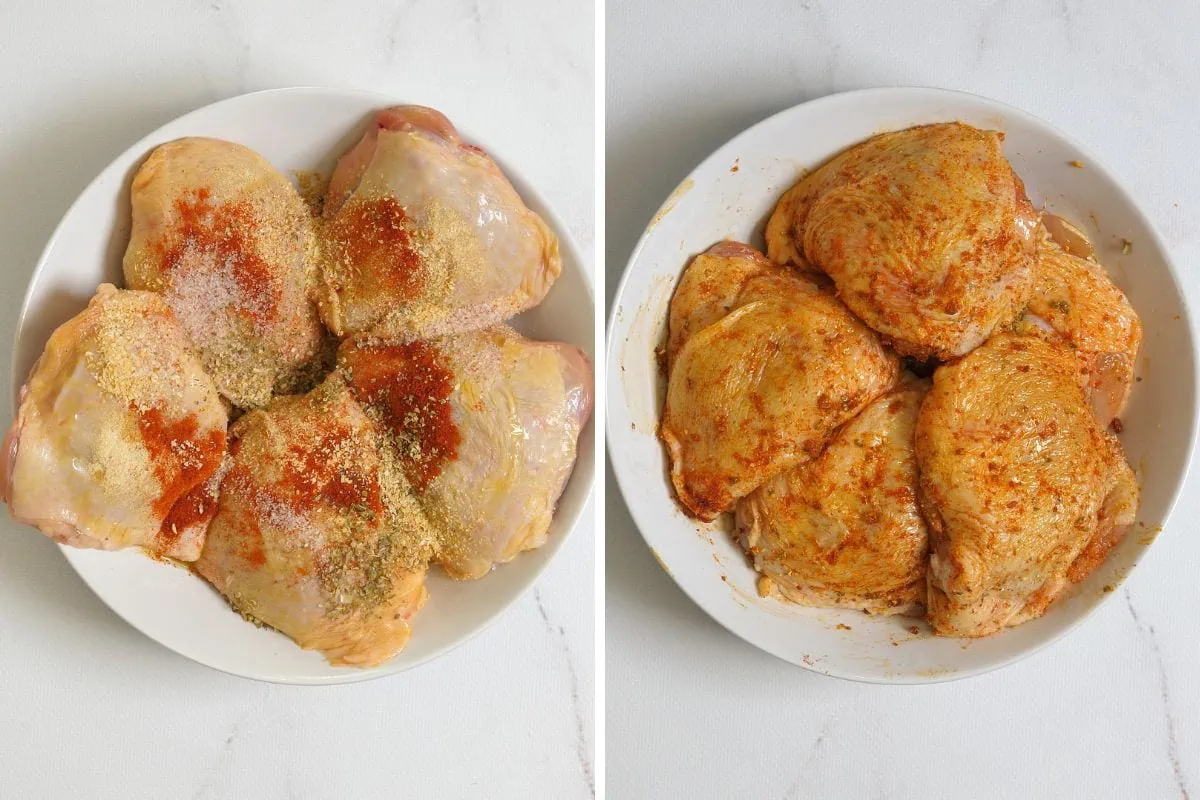 how to make Air Fryer Chicken Thighs