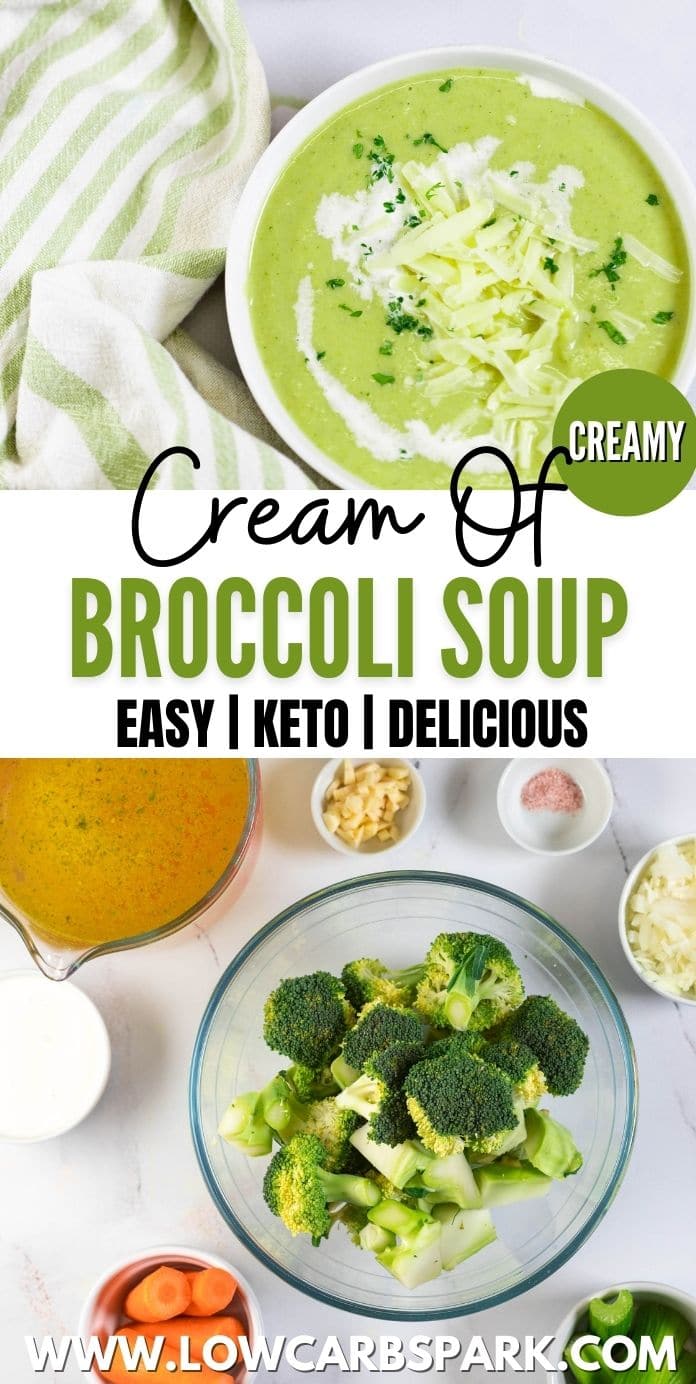Easy Cream of Broccoli Soup - Low Carb Spark