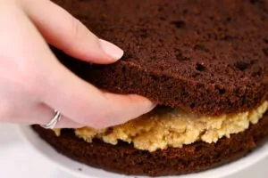 how to make Keto German Chocolate Cake9