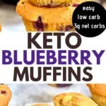 keto blueberry muffins almond flour 3