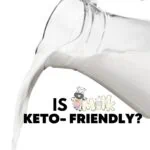 milk on a keto diet