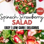 strawberry spinach salad recipe
