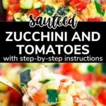 Sauteed Zucchini And Tomatoes