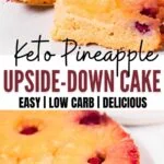 KETO PINEAPPLE UPSIDE-DOWN CAKE