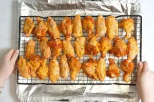 how to make Crispy Baked Chicken Wings6 1
