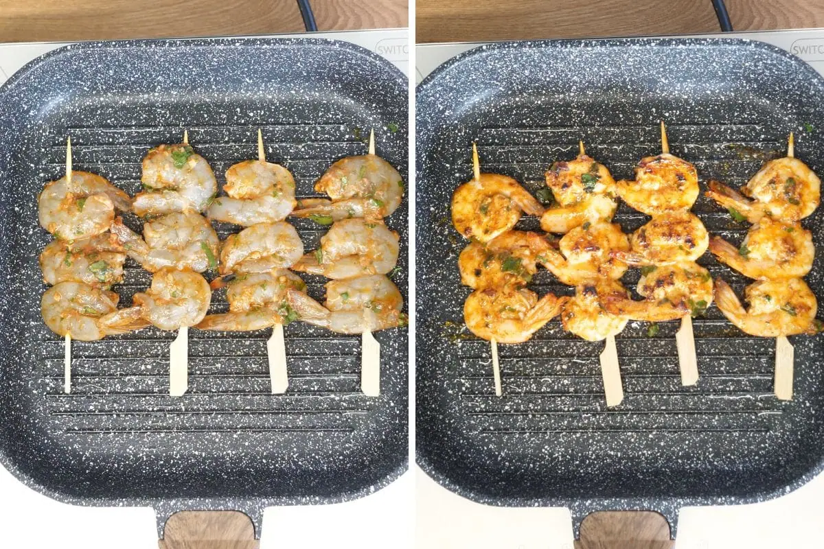 how to make Grilled Shrimp Skewers5