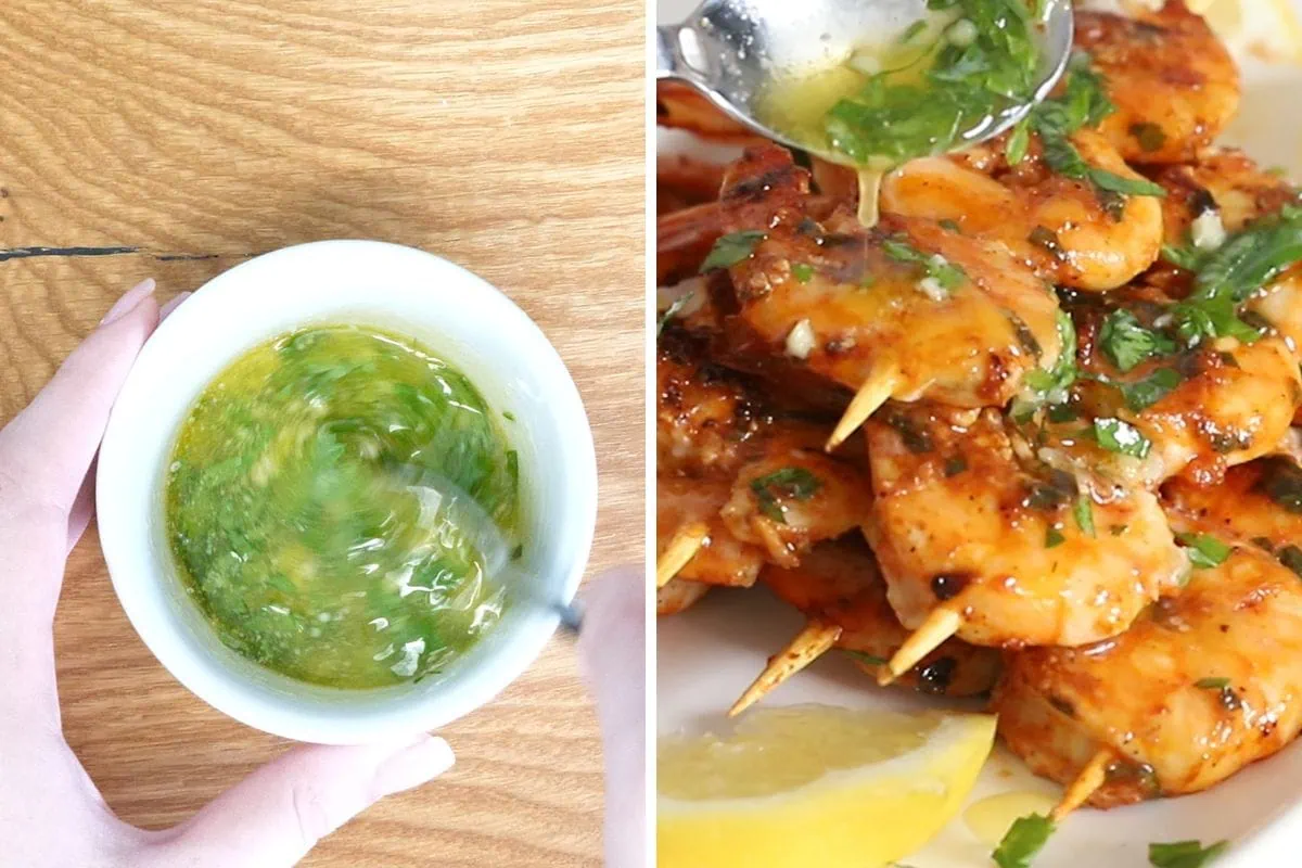 how to make Grilled Shrimp Skewers6