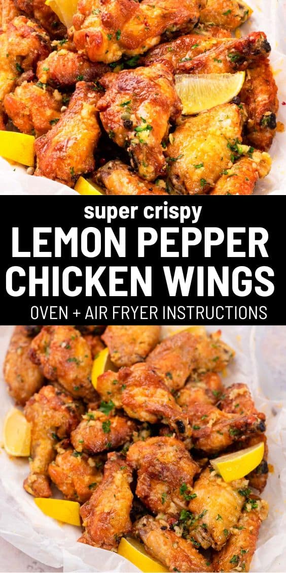 Easy Lemon Pepper Chicken Wings - Low Carb Spark