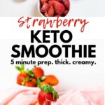 keto strawberry smoothie