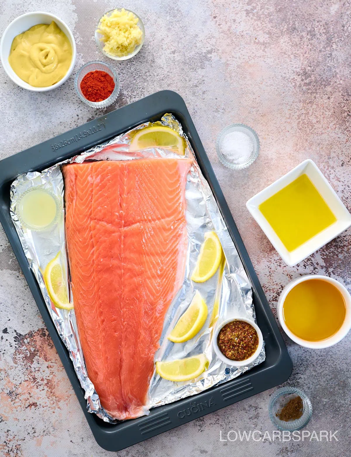 Honey Mustard Salmon In Foil Ingredients