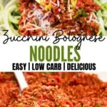 Zucchini Bolognese Noodles 4 1
